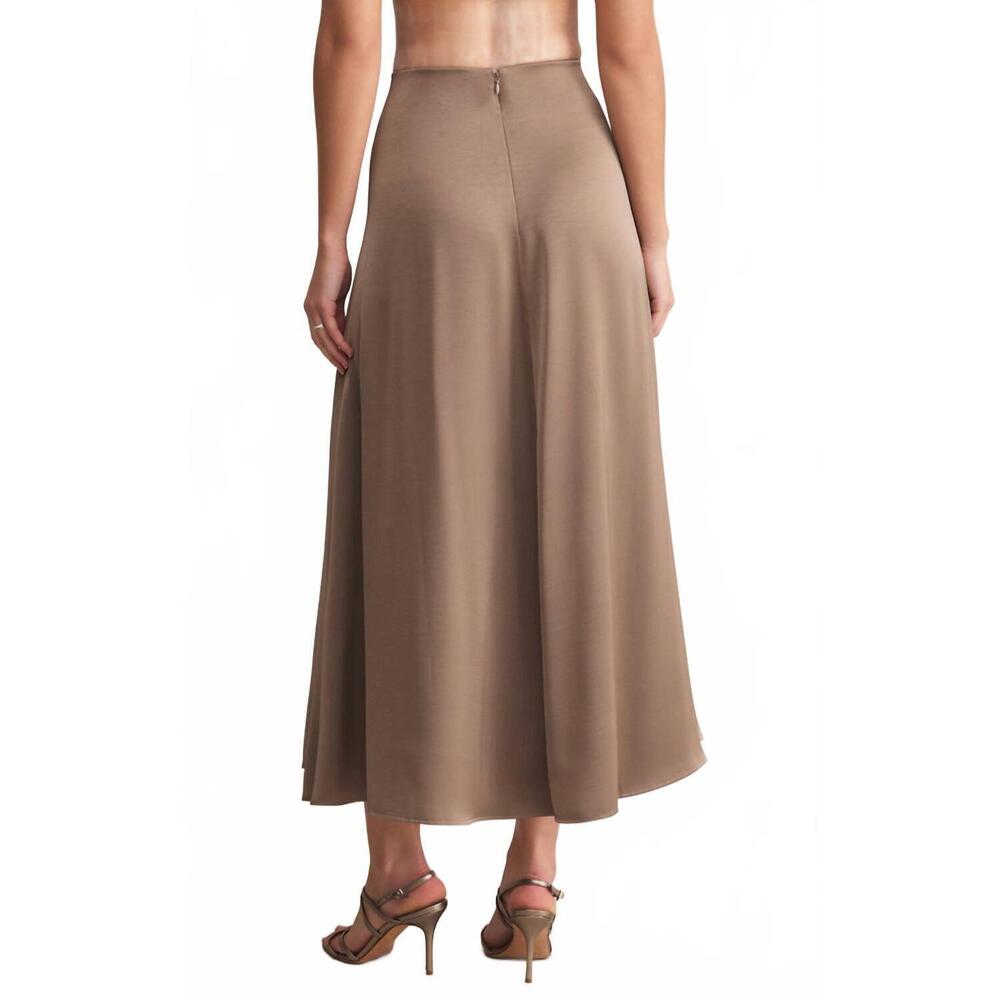 NEW Z SUPPLY northpointe satin midi skirt in moonlight - Picture 4 of 4